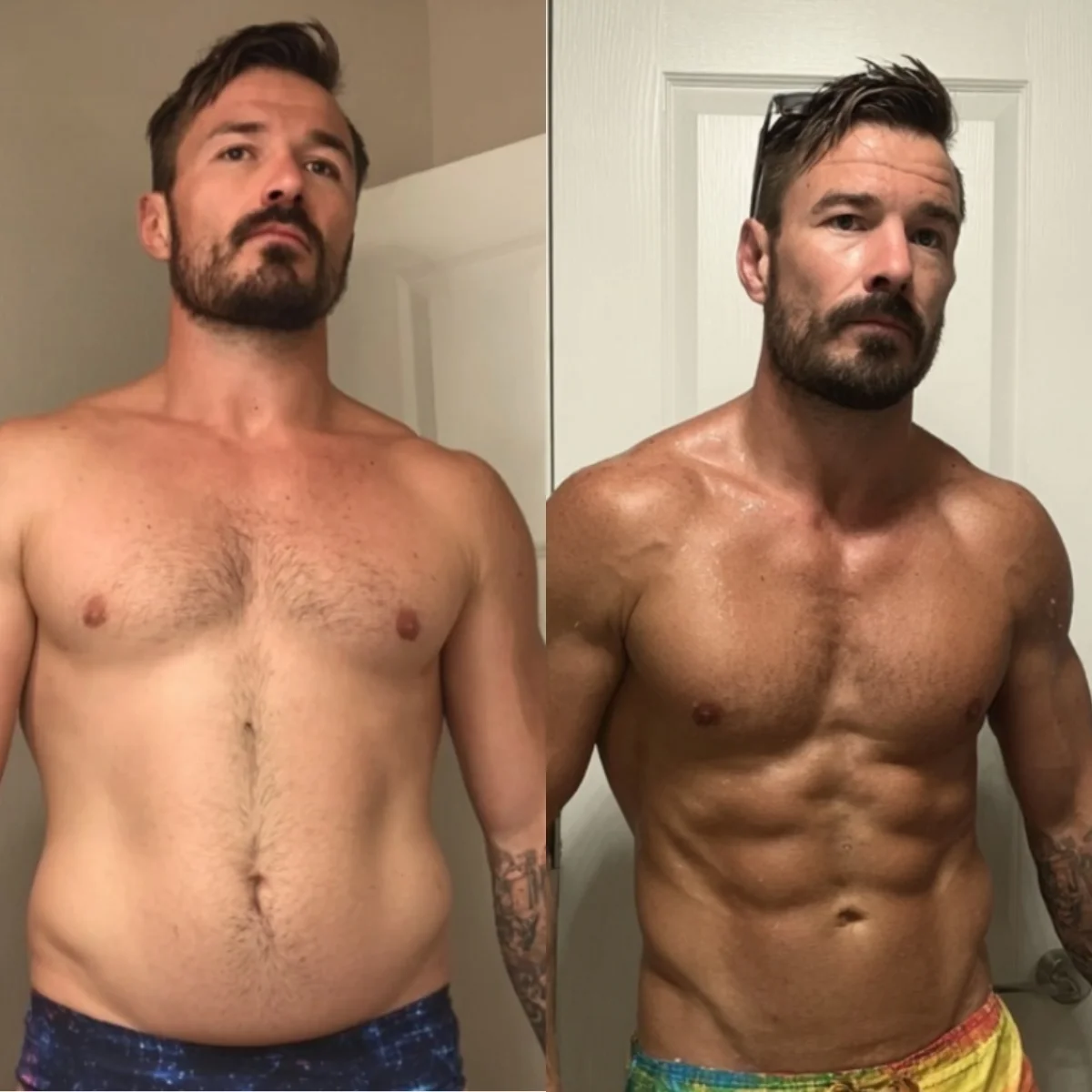 Marcus before after results Dubai transformation